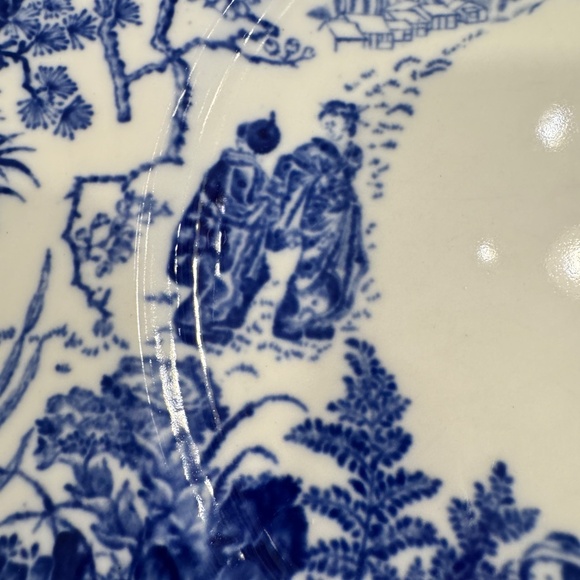 Royal Crown Derby Blue Mikado Dinner Plates Set of 6. - Picture 10 of 13